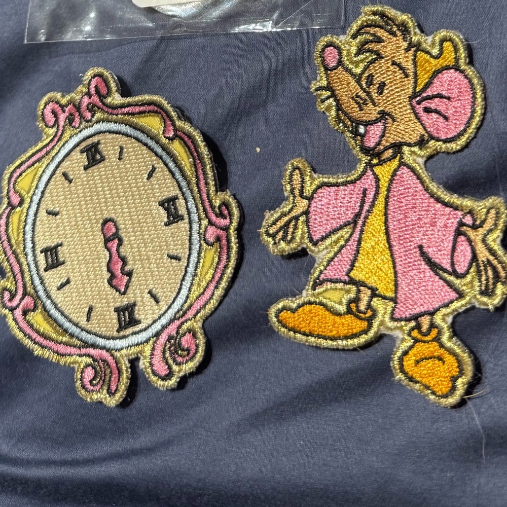 OG Cinderella SCL Clock and Mouse Patches